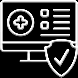 An icon depicting the EHR implementation & optimization services provided by Leading the Pride, a leading healthcare IT consulting firm in Orlando, Florida.